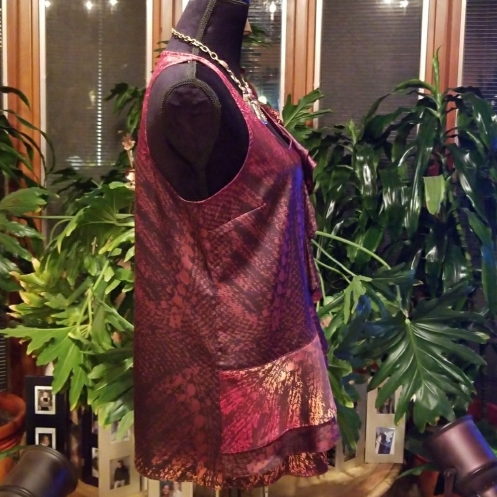 Calvin Klein Ruffle Blouse - Picture 3 of 5